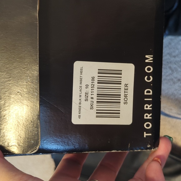 Torrid tall black boots size 10 wide - Picture 13 of 13